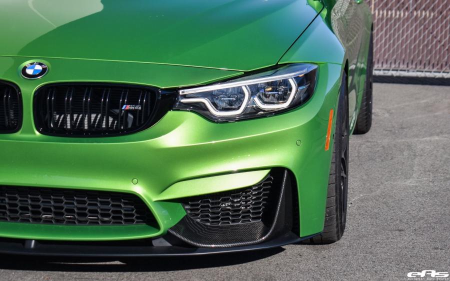 Детали экстерьера BMW M4 Coupe Java Green Metallic by EAS 2018 года  (фото 3 из 10)